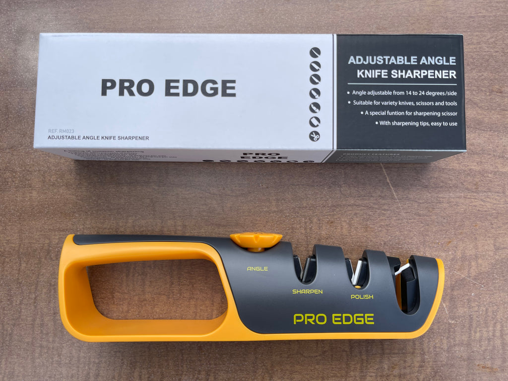 PRO EDGE Adjustable Angle Knife Sharpener, Designed by Raythesharpener